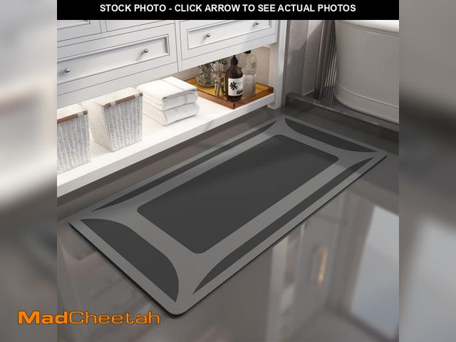 Lot 74-12312916 - SIXHOME-Bath Mat Rug-Quick Dry Absorbent Rubber Backed Bathroom Mat Thin Bathroom Rugs Fit Under Doo...