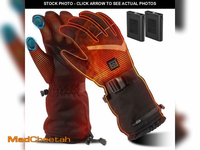 Lot 74-13550812 - ZNOFAN Heating Gloves for Men Women, Rechargeable Electric Heated Glove, Waterproof Ski Gloves for M...