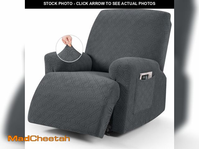 Lot 74-13549849 - VANSOFY Recliner Chair Covers, 3-Pieces Stretch Recliner Covers for Recliner Chair Soft Reclining Ch...