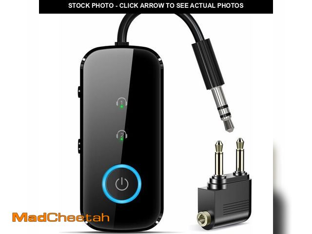 Lot 74-13629080 - Premium Pro Bluetooth 5.4 Transmitter Receiver,Airplane Audio Adapter,Wireless Transmitter for TV/Tr...