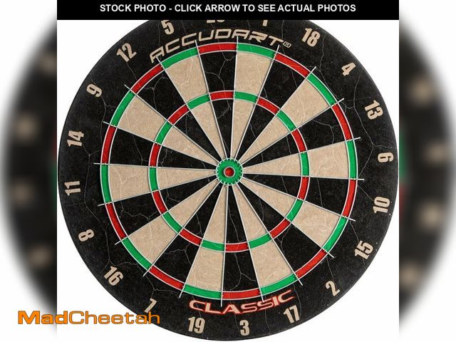 Lot 74-14304560 - Accudart Classic Bristle Dartboard - Official 18" x 1.5" Sisal Board, SelfÃÂ¢Ã¢âÂ¬Ã¢â¬ËHealing ...