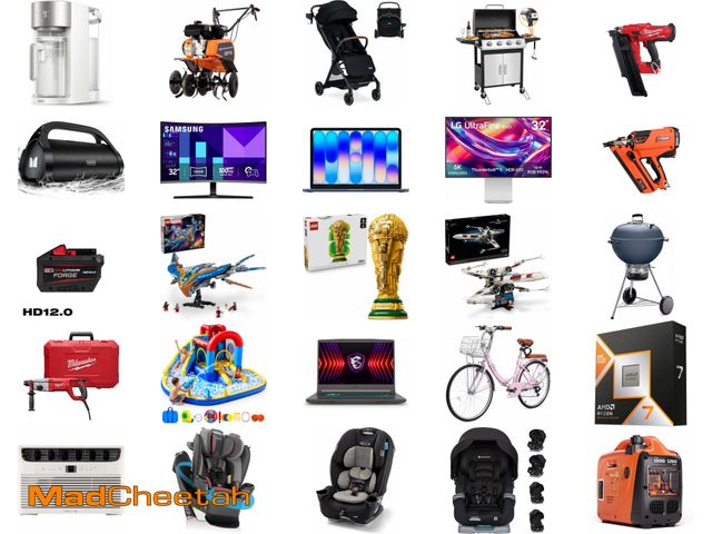 MadCheetah Holland - Overstock, Returns - Baby, Home, Tools & Home Improvement, Furniture, Health & Beauty, Electronics, Kitchen, Computers, Toys, Sports and More! - July 28, 2026