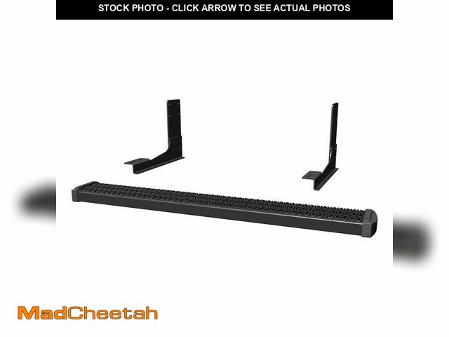 Lot 74-13660573 - Luverne 415254-570749 Grip Step 54-Inch Black Aluminum Rear Step, Compatible with Select Dodge, Frei...