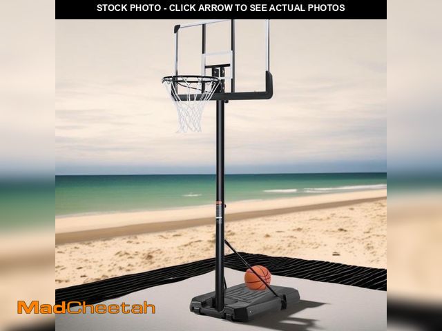 Lot 74-12482361 - GASKY 44In Portable Basketball Hoop System 6.5 ft to 10 ft Height Adjustable Basketball Goal with La...