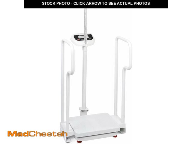 Lot 74-14250983 - Medical Grade Digital Scale with Handles for Elderly, Height and Weight Scale for Doctor Office, Sca...