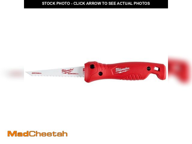 Lot 74-14363893 - Milwaukee Folding Jab Saw with 6 in. 8TPI SAWZALL Drywall Blade - UNUSED
