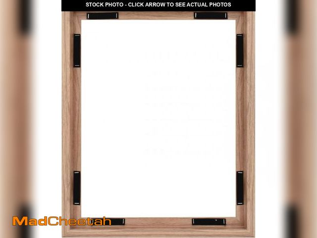 Lot 74-12137857 - MCS Canvas Float Frames 16x20 Frame, Walnut Woodgrain for Finished Canvases, Vertical &amp; Horizont...