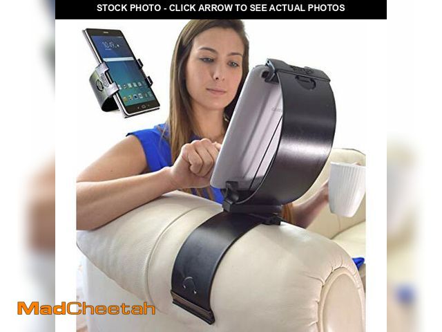 Lot 74-12684665 - Clamp Champion Pro - Universal Tablet and Cell Phone Holder and Stand for The Couch, Bed, Car, Kitch...