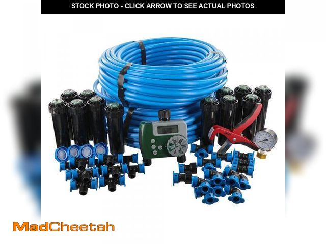 Lot 74-12101032 - Orbit 2-Zone In-Ground 1/2 in. Sprinkler System with Hose Faucet Timer - UNUSED