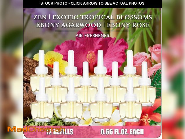 Lot 74-14354656 - Air Freshener Plug In Refills for Home,12 Count, Summer Scented Refill - UNUSED