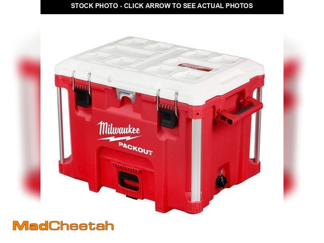 Lot 74-12939707 - Milwaukee 22 in. Packout 40 qt. XL Cooler - UNUSED