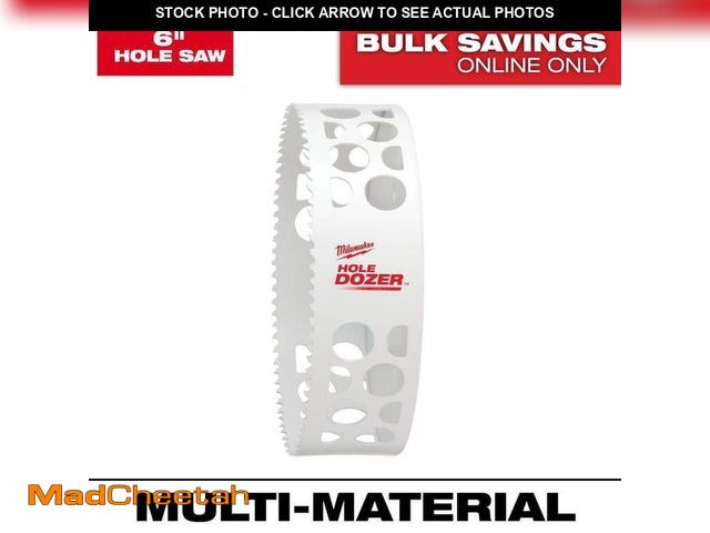 Lot 74-14468242 - *DIRTY/SCRATCHED* Milwaukee 6 in. Hole Dozer Bi-Metal Hole Saw 49-56-9656 *DIRTY/SCRATCHED*  - USED