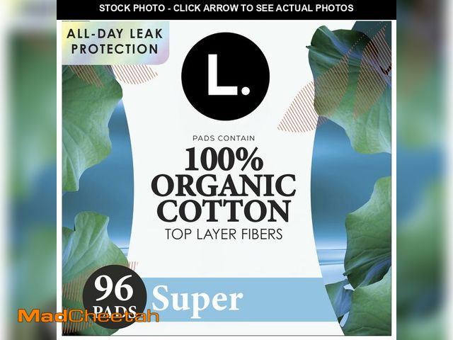 Lot 74-14348828 - L. Ultra Thin Pads for Women, Super Absorbency, Organic Cotton Top Layer, Unscented Pads with Wings,...