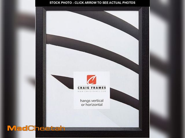 Lot 74-12399644 - Craig Frames 24x33 Poster Frame, Black, Economy Series, 0.825 Inch Wide Solid Wood Moulding, Plexigl...