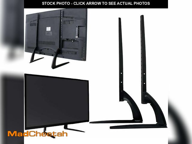 Lot 74-12670493 - Holytech Universal Table Top TV Stand for Most 37 to 55 inch LCD LED Plasma Flat Screen TVs, TV Base...