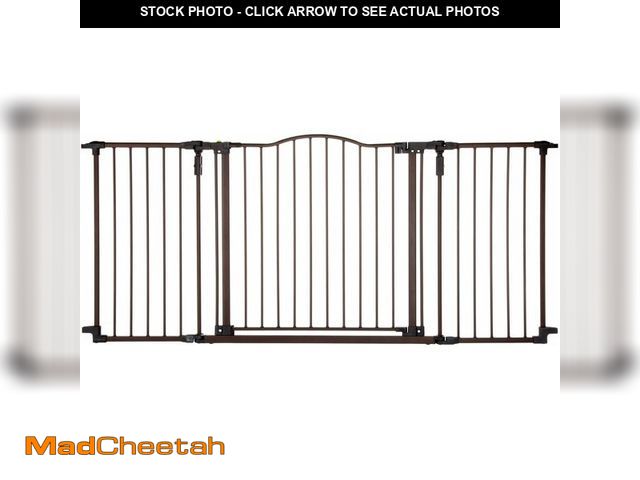 Lot 74-13734035 - Toddleroo by North States - Deluxe Decor Safety Gate: Hardware Mounted Extra Wide Metal Baby Gate - ...