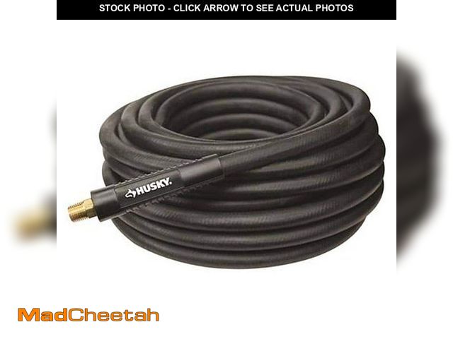 Lot 74-13002125 - Husky 3/8 in. x 100 ft. Heavy-Duty Rubber Hose - UNUSED