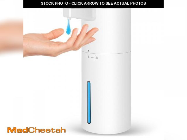 Lot 74-12433021 - Automatic Soap Dispenser Liquid for Bathroom: 14 OZ Wall Touchless - Plastic White 4-Level Adjustabl...