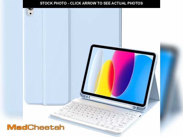 Lot 74-14268424 - IAMKHO Keyboard Case for iPad (A16) 11th Gen 11 Inch 2025, iPad 10th Generation 10.9 Inch 2022, Deta...