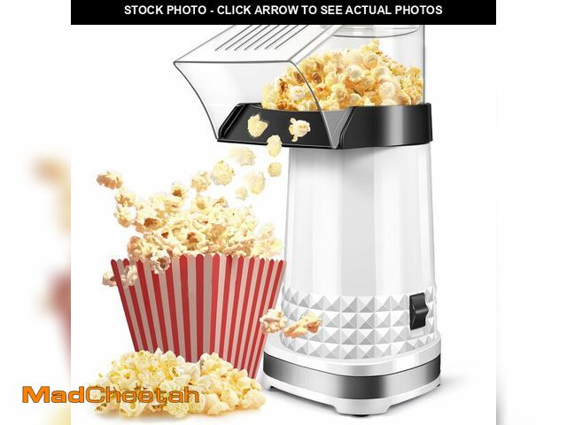 Lot 74-12718614 - Vminno Quick &amp; Easy Hot Air Popcorn Popper Maker with Measuring Cup + Melts Butter, 4.5 Quarts, ...