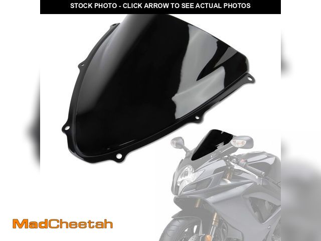 Lot 74-13721427 - Windshield, PSLER Windscreen Double Bubble for GSXR600 750 K6 2006-2007, Black - USED
