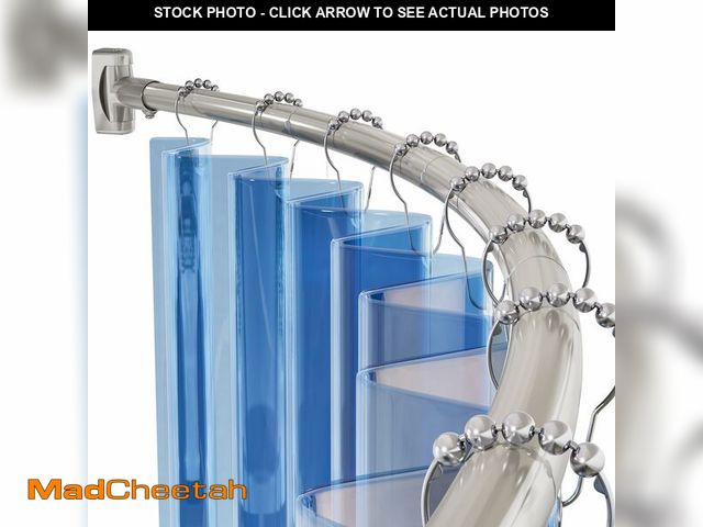 Lot 74-14206029 - AmazerBath 20-84 Inches Arched Curved Shower Curtain Rod, Heavy Duty Shower Rod Rust Proof Bathroom ...