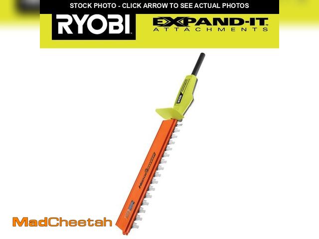 Lot 74-12784193 - RYOBI Expand-It 18 in. Universal Hedge Trimmer Attachment - UNUSED