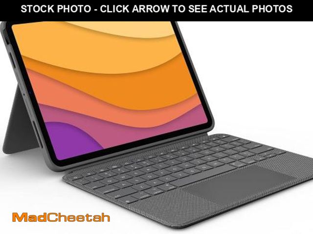 Lot 74-11908000 - Logitech Combo Touch iPad Air Keyboard Case, Detachable Backlit Keyboard with Kickstand, Trackpad, S...