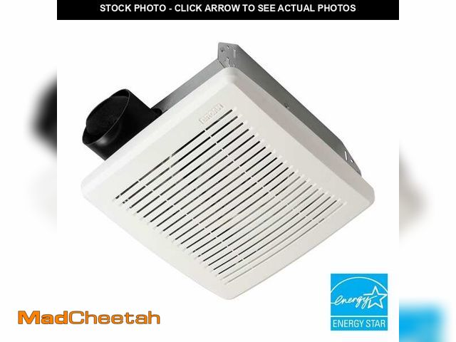 Lot 74-14442071 - Broan-NuTone 50 CFM Ceiling Bathroom Exhaust Fan with No?Cut Installation, Quiet Operation - USED