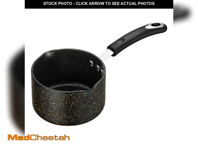 Lot 74-13049684 - Ozeri Stone Earth 1.6 Qt. Aluminum Ceramic Nonstick All-In-One Sauce Pan in Obsidian Gold - UNUSED