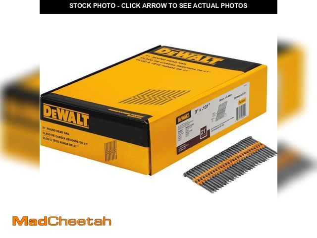 Lot 74-14364054 - DEWALT 3 in. x 0.131 in. Metal Framing Nails (2000 per Box) - UNUSED