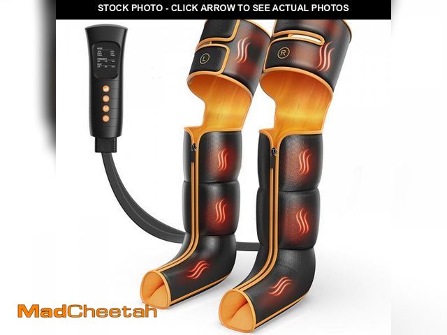 Lot 74-12308278 - ITCPRL Leg Massager with Heat and Compression, Foot Calf &amp; Thigh Massage for Circulation and Pai...