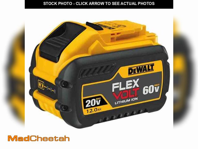 Lot 74-14239595 - DEWALT FLEXVOLT 20V/60V MAX Lithium-Ion 12.0Ah Battery - USED