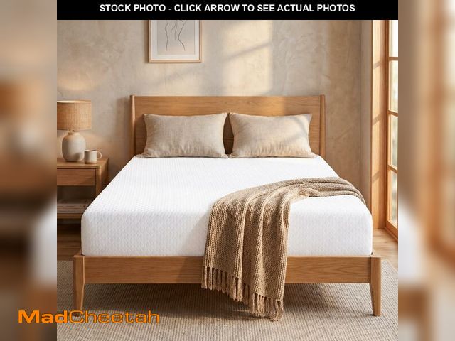 Lot 74-14581916 - IULULU Twin Size Mattress for Kids, 5 Inch Twin Memory Foam Mattress, White - UNUSED