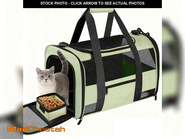 Lot 74-14052605 - Seclato Soft Side Cat Carrier Airline Approved for Puppy Kitten Dog Carriers for Small Medium Cats U...