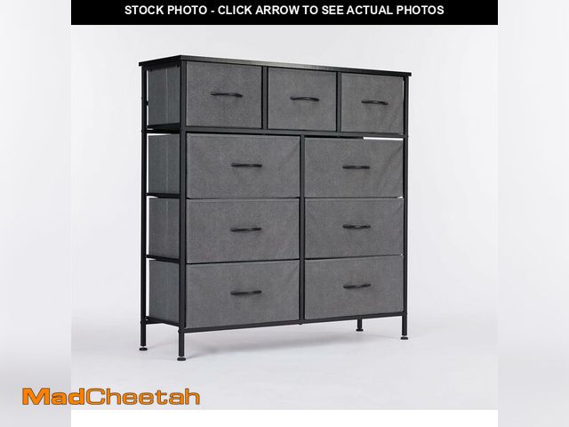 Lot 74-13733689 - DUMOS Dresser for Bedroom, Dressers &amp; Chests of Drawers Dresser Organizer, Wood Top Table Furnit...