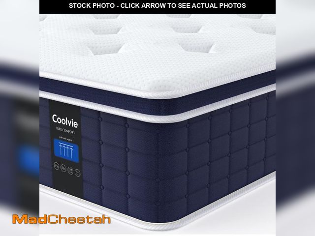 Lot 74-12273902 - Coolvie 12 Inch Twin XL Mattress, Hybrid XL Twin Mattress in a Box, Medium Firm Feel, 3 Layer Premiu...