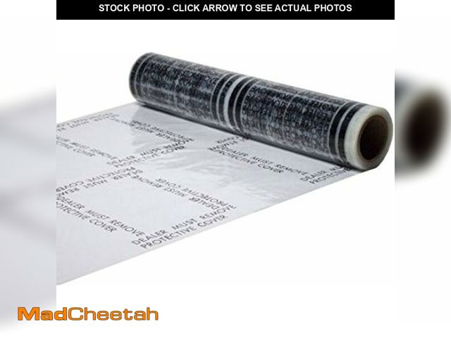 Lot 74-14250834 - Hi-Tech Auto Adhesive Plastic Floor Mat, 4 mil | Perforated Every 24" | 100 Mats Per Roll | (21" Wid...