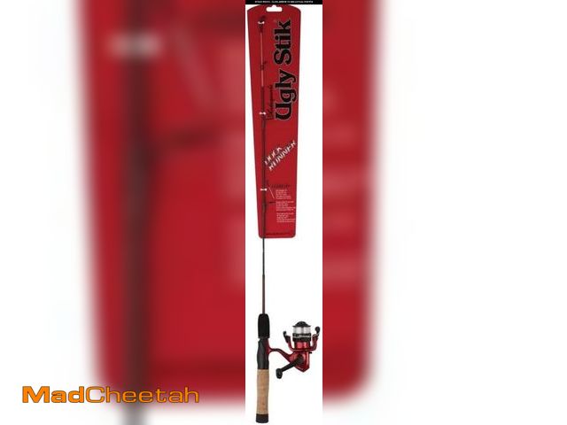Lot 74-12140635 - Ugly Stik Dock Runner Spinning Reel and Fishing Rod Combo, 3' - Medium, Multi, 1pc - UNUSED