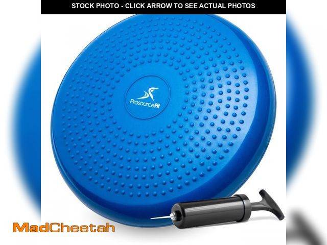 Lot 74-11555550 - ProsourceFit Core Balance Disc Trainer, 14 Diameter with Pump for Improving Posture, Fitness, Stabil...