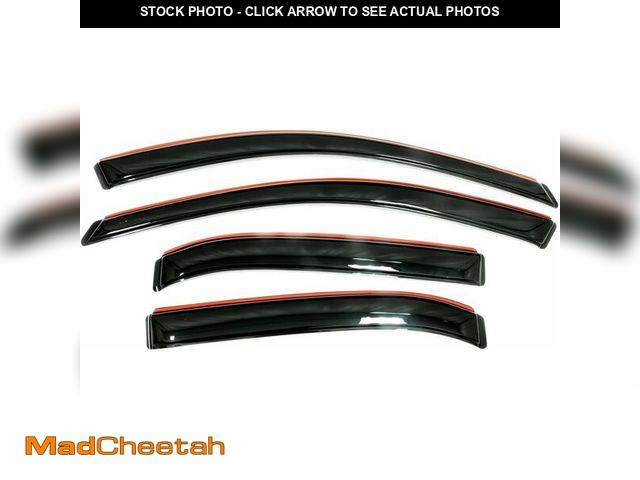 Lot 74-12759841 - Auto Ventshade [AVS] In-Channel Rain Guards for 2020 - 2025 Jeep Gladiator; 2018 - 2025 Jeep Wrangle...