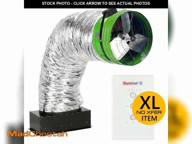 Lot 74-13789694 - Quietcool QC ES-7000 RF Energy Saver Advanced Whole House Fan with Wireless Control - Up to 6878 CFM...