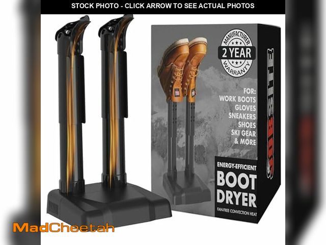 Lot 74-12702205 - JobSite Boot Dryer - Silent Shoe Dryer &amp; Warmer For Work Boots, Gloves &amp; Shoes - Fanless Con...