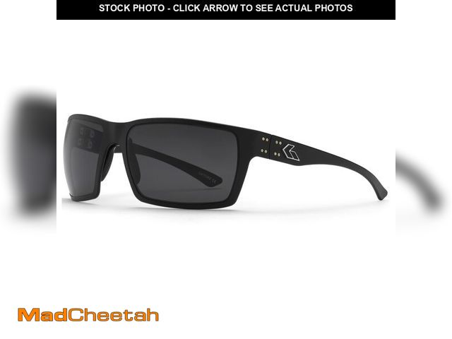 Lot 74-14297325 - Gatorz Eyewear Marauder Sunglasses Ã¢â¬â Black Anodized/Silver Logo Ã¢â¬â Smoke Lens Ã¢â¬â ...