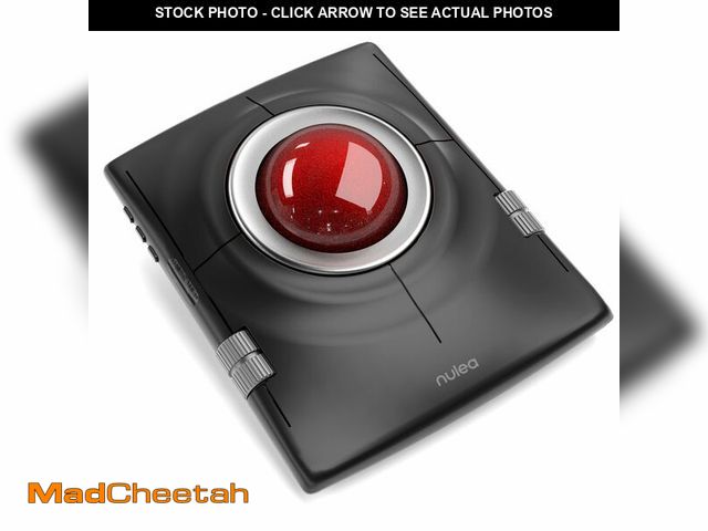 Lot 74-14051201 - Nulea M512 Wireless Trackball Mouse, Ergonomic 55mm Trackball, 4 Level Adjustable DPI for Precise Co...