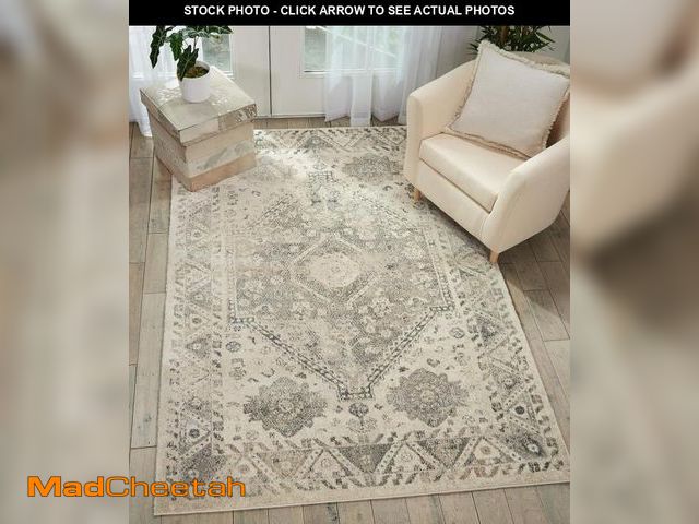 Lot 74-12389501 - Nourison Home Fusion Area Rug, 5'3" x 7'3" - UNUSED