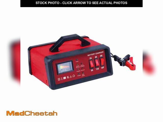 Lot 74-14602869 - BRIDGELAND 4.5 ft. 12-Volt Car-To-Car Battery Charger with Self-Resetting Circuit Breaker and Heavy-...