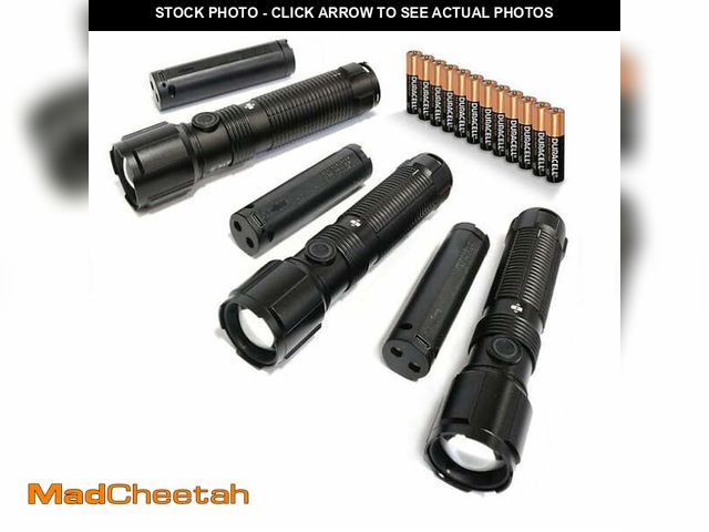 Lot 74-12885983 - 34597 3 PC 1700 Lumen Dual Power LED Flashlight Set - UNUSED