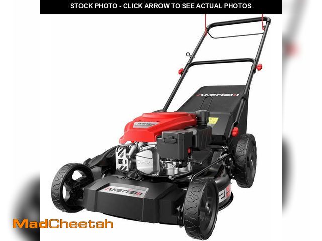 Lot 74-12677664 - Amerisun 21" 170cc  Self-Propelled Gas Lawn Mower with 6-position Height Adjustment - USED