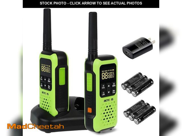 Lot 74-14271780 - Retevis RT49P Waterproof Walkie Talkies, IP67 Floating Long Range Two Way Radios, Rechargeable, NOAA...